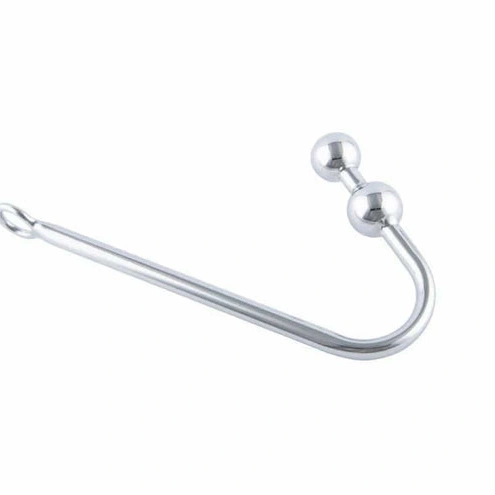 Anal Hooks Two Pleasurable 4417 Balls Stainless Steel Hook Anal 0723
